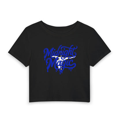 Midnight Magic Crop Tee