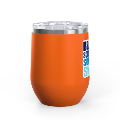 Brains, scrubs and surgical skills blue Tumbler
