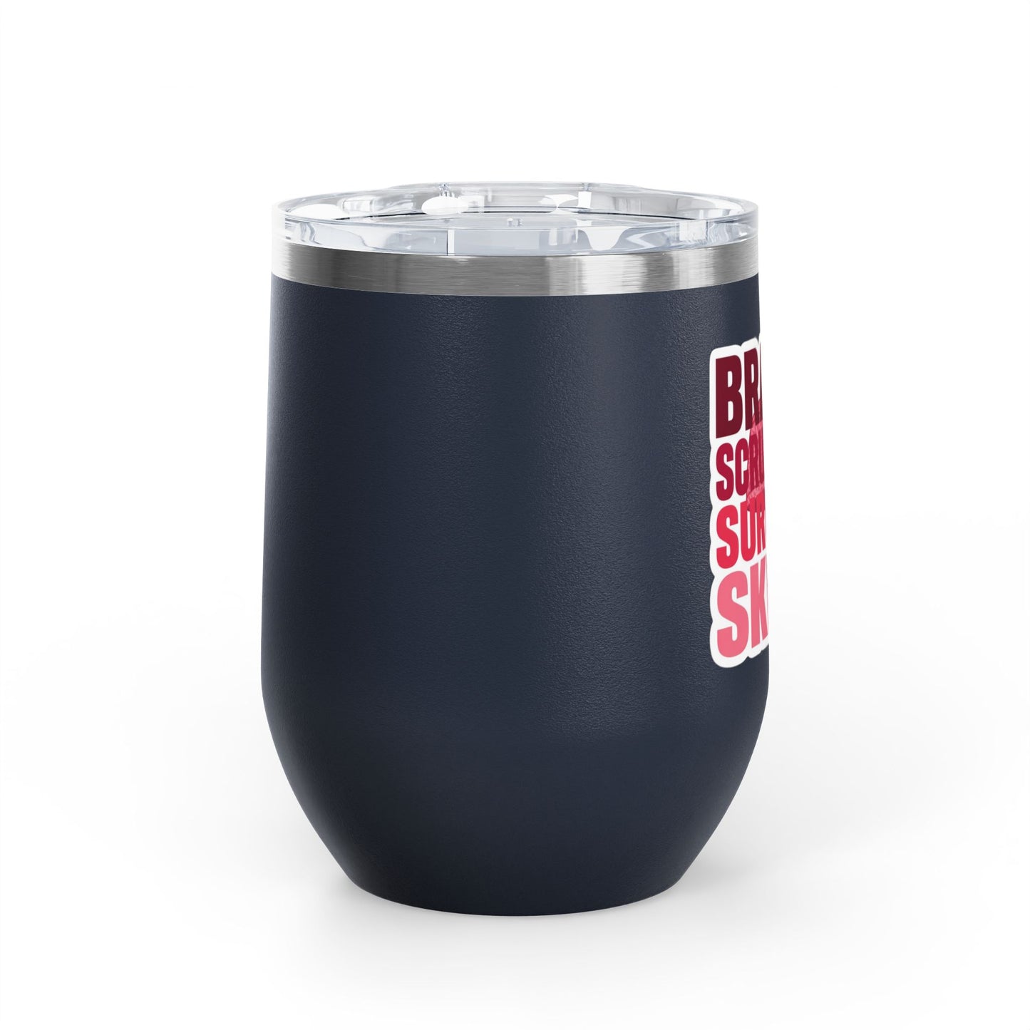 Brains, scrubs and surgical skills pink Tumbler
