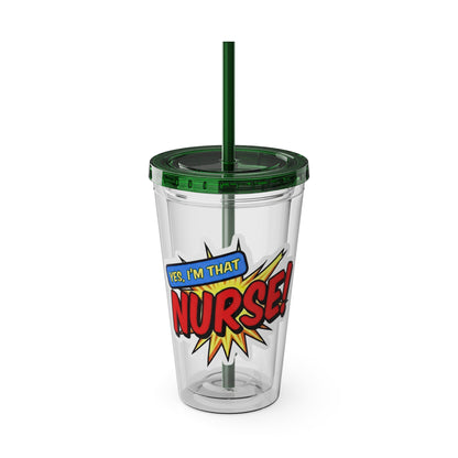 Yes, I'm that NURSE Clear Insulated Cup