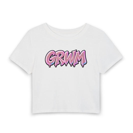 GRWM (Get ready with me) Crop Tee
