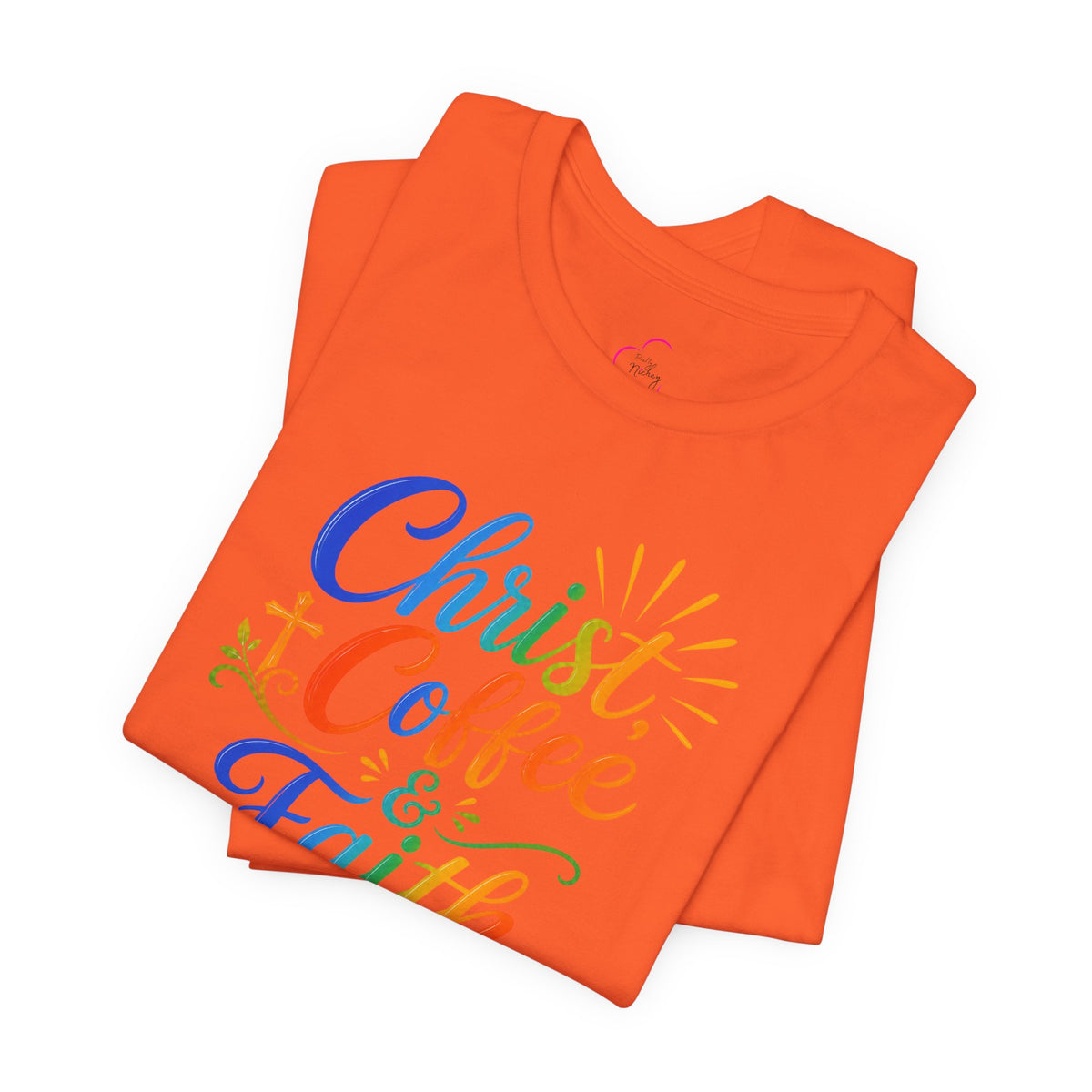 Christ, coffee and faith T-shirt