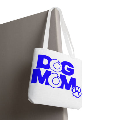 Dog mom blue Tote Bag