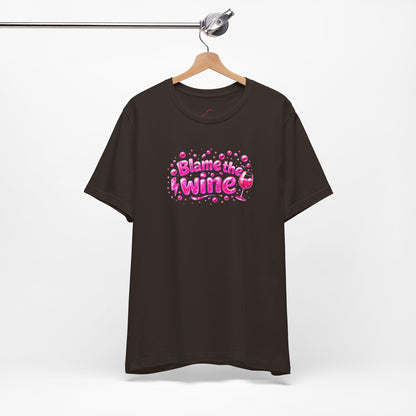 Blame the wine T-shirt