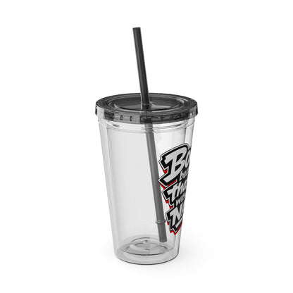 Booked because I'm that girl with the nails Clear Insulated Cup