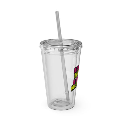 I don't do nails I create masterpieces Clear Insulated Cup