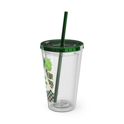 Matcha made me do it  Clear Insulated Cup