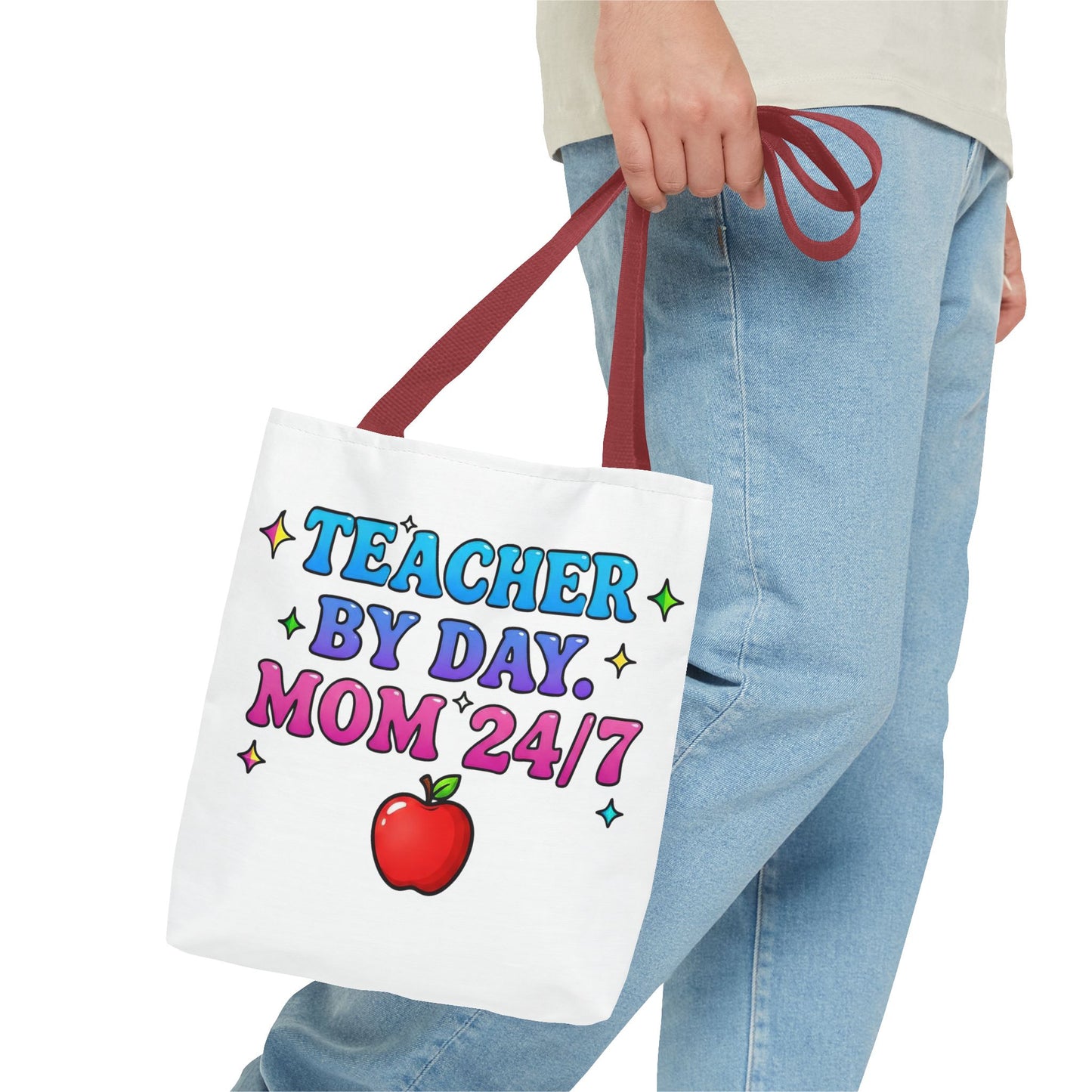 Teacher by day mom 24/7 Tote Bag
