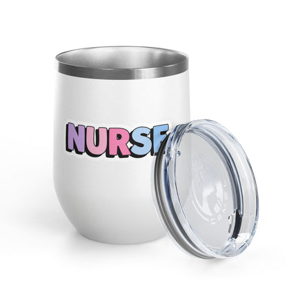 NURSE faux sticker Tumbler