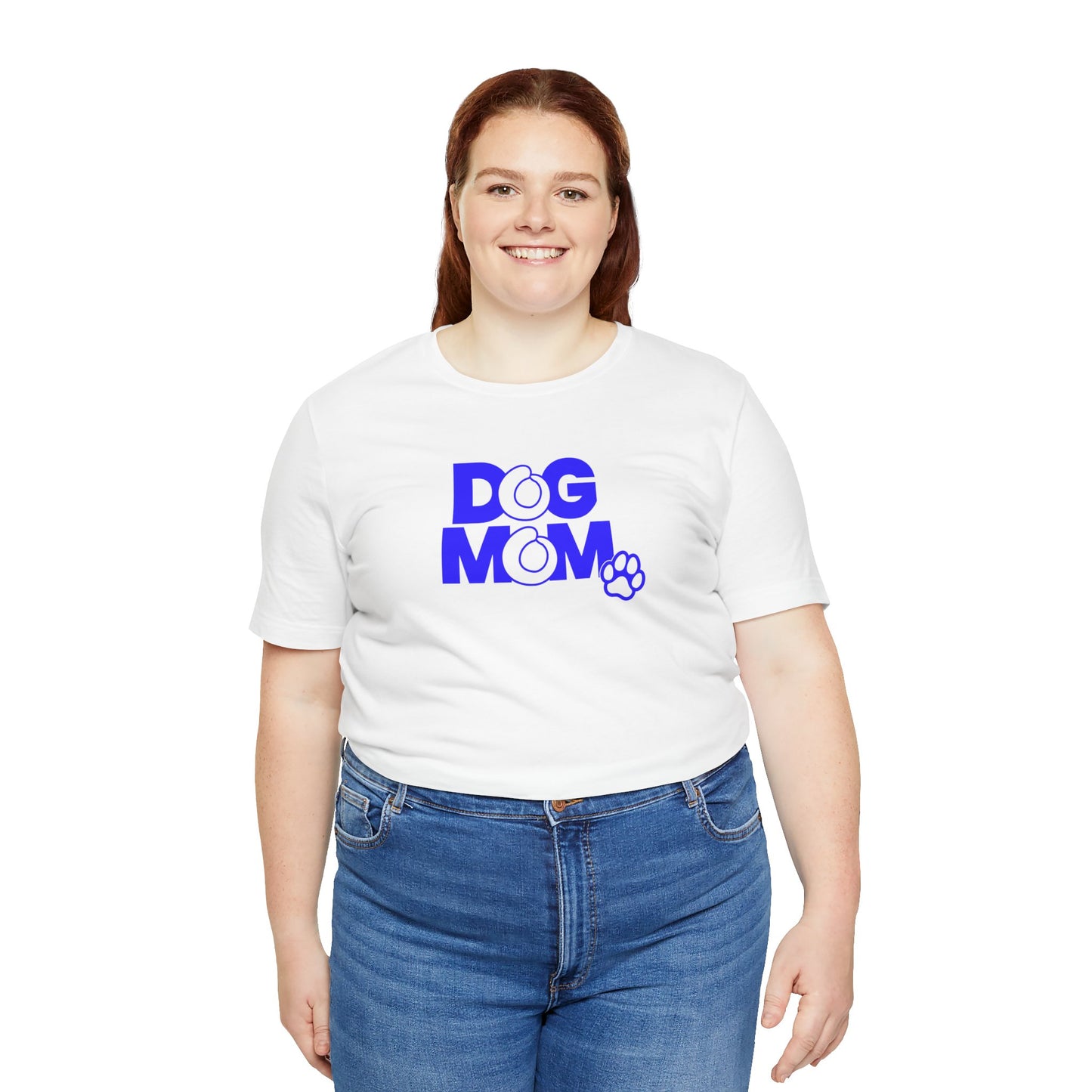 Dog mom blue T-shirt