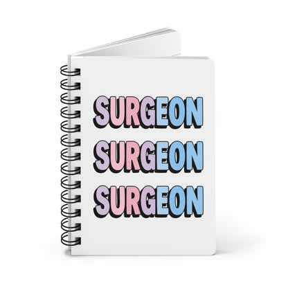 SURGEON faux sticker Journal