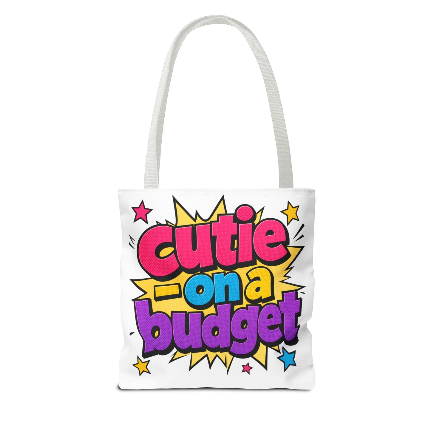 Cutie on a budget Tote Bag