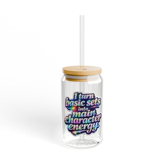 I turn basic sets into main character energy Sipper Glass