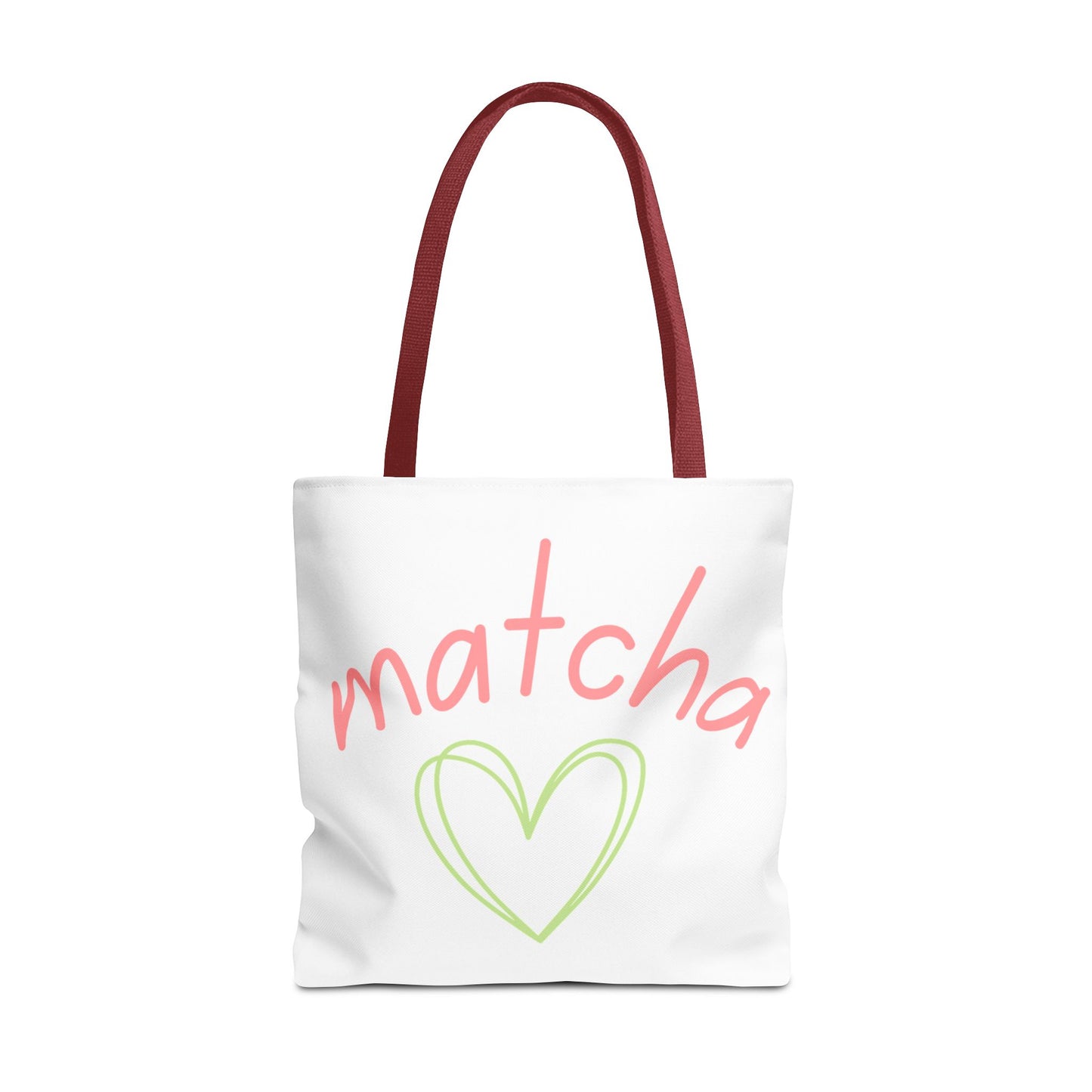 Matcha Heart Tote Bag
