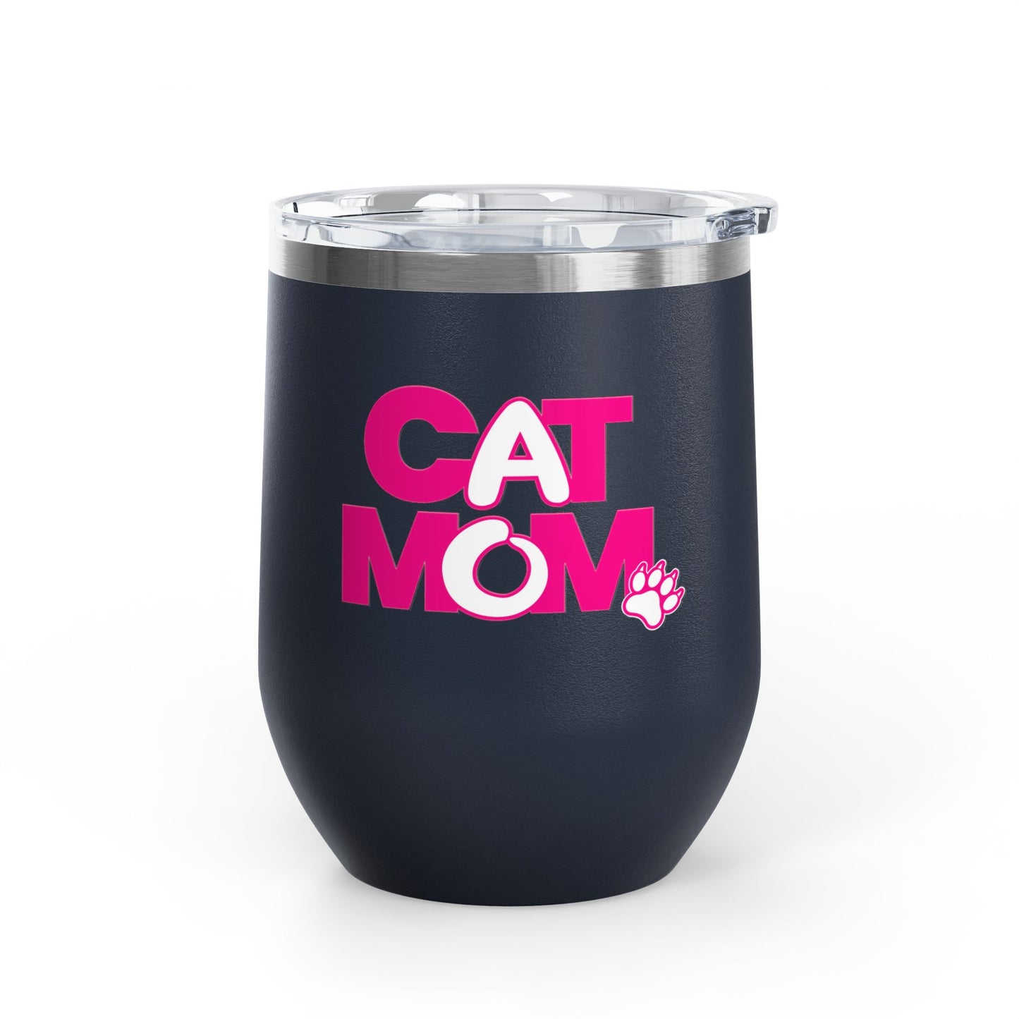 Cat mom pink Tumbler