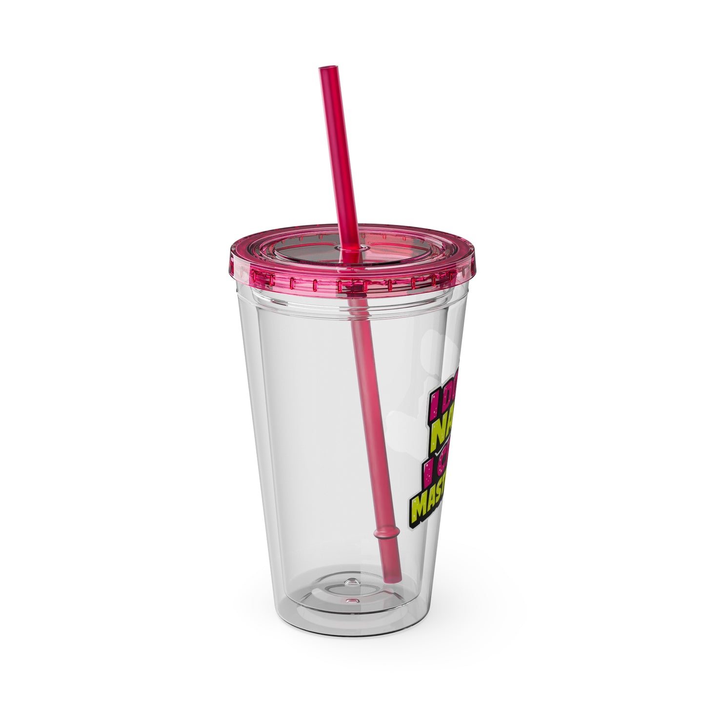 I don't do nails I create masterpieces Clear Insulated Cup