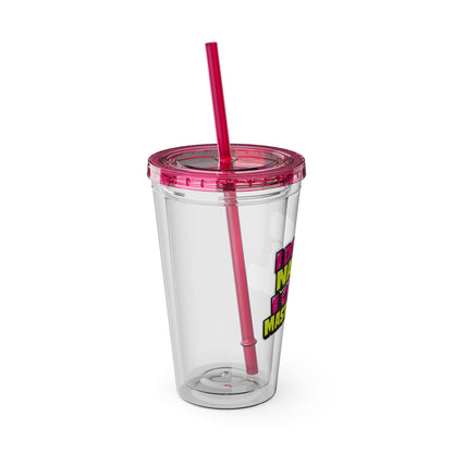 I don't do nails I create masterpieces Clear Insulated Cup