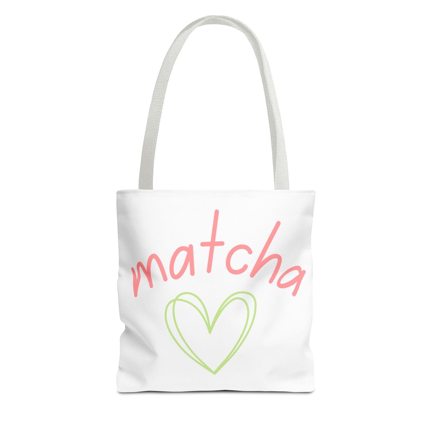 Matcha Heart Tote Bag
