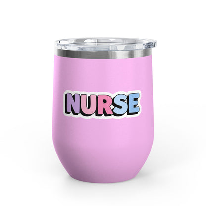 NURSE faux sticker Tumbler