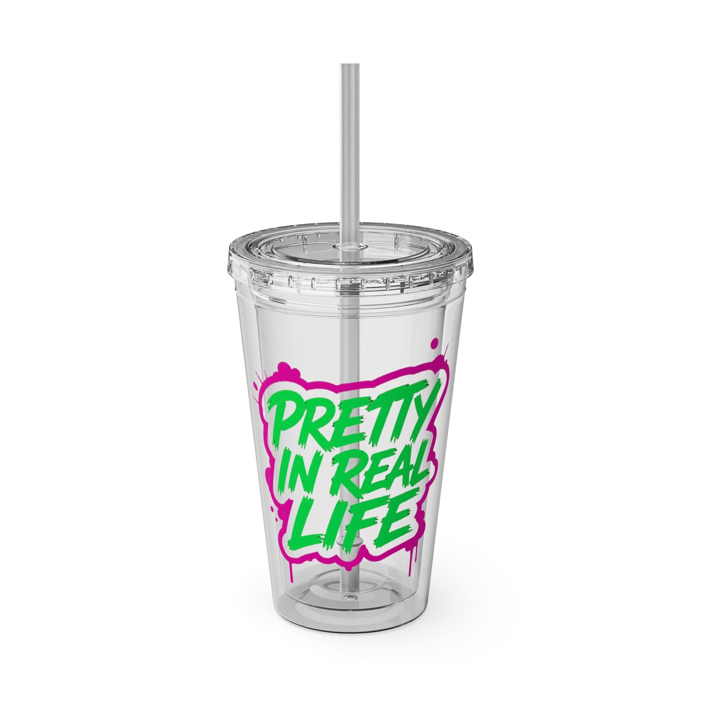 Pretty in real life Clear Insulated Cup