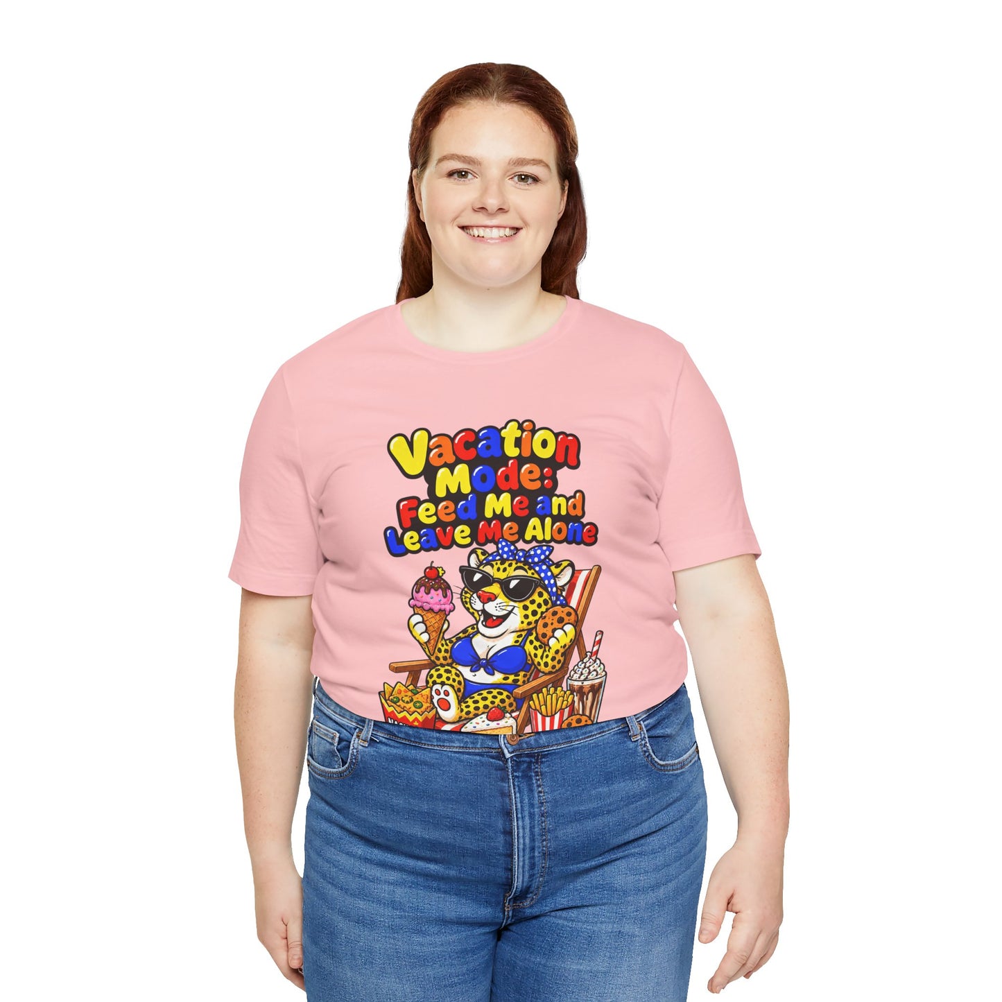 Vacation mode feed me and leave me alone T-shirt