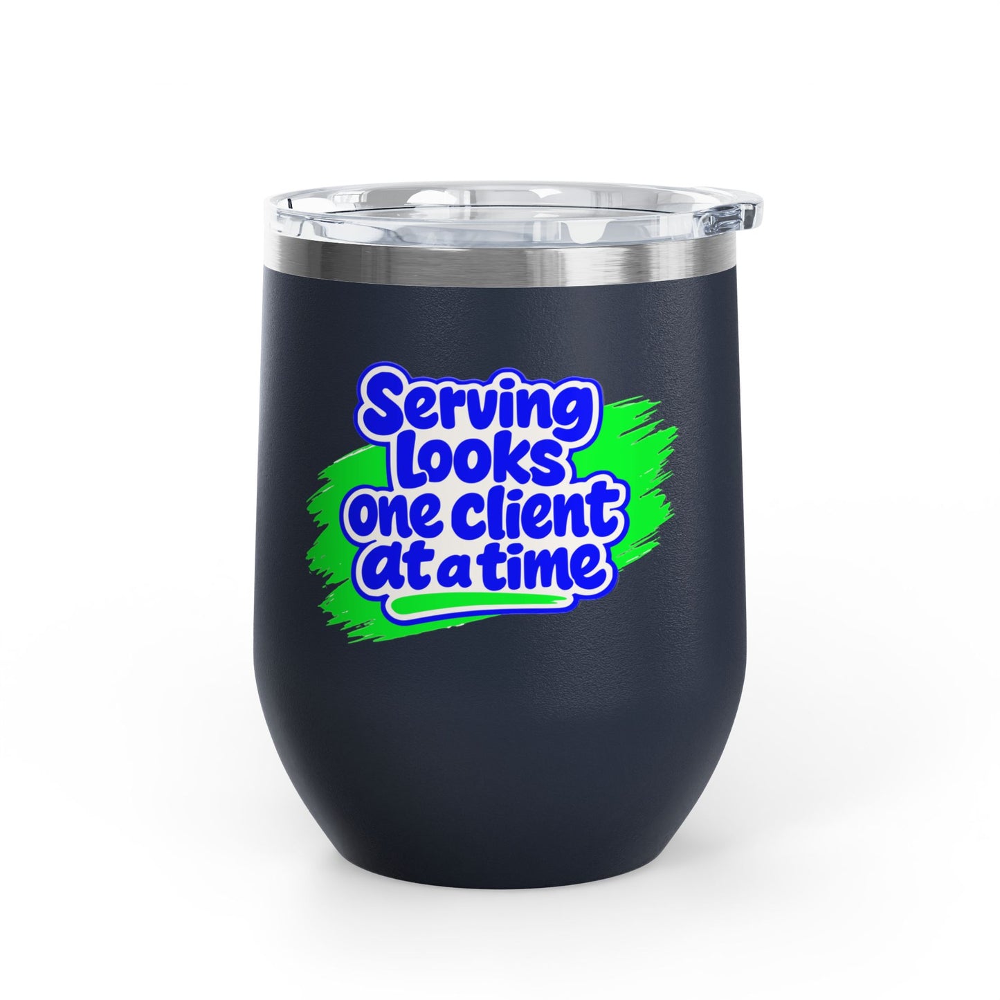 Serving looks one client at a time Tumbler