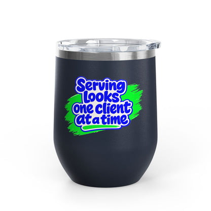 Serving looks one client at a time Tumbler