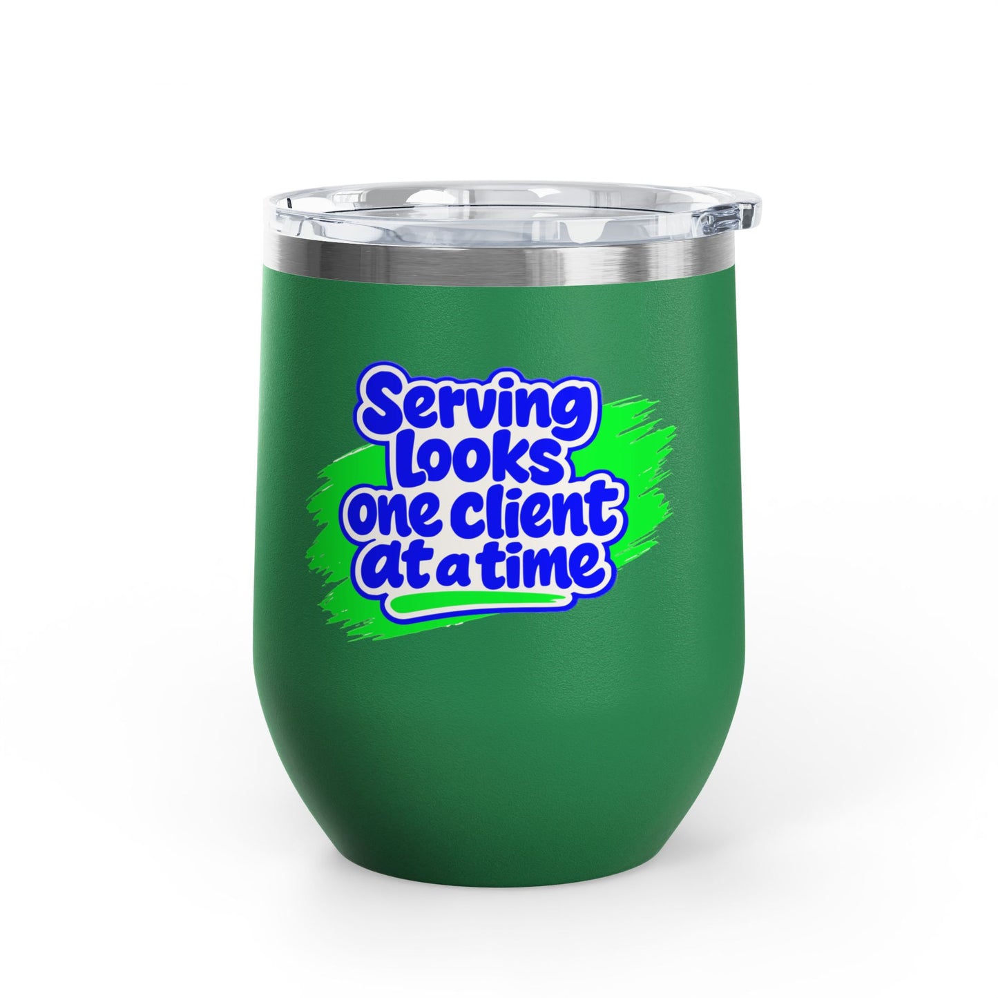 Serving looks one client at a time Tumbler