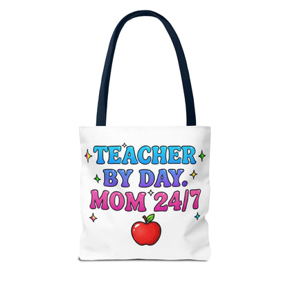 Teacher by day mom 24/7 Tote Bag