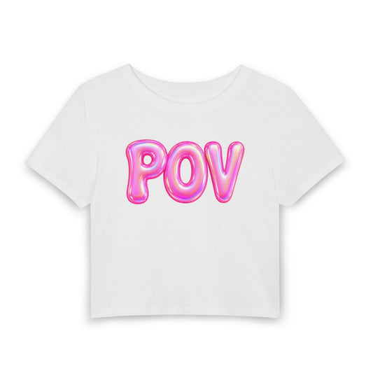 POV (Point of view) Crop Tee