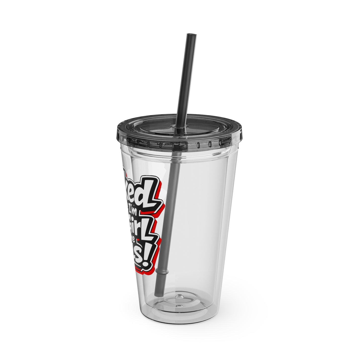 Booked because I'm that girl with the nails Clear Insulated Cup