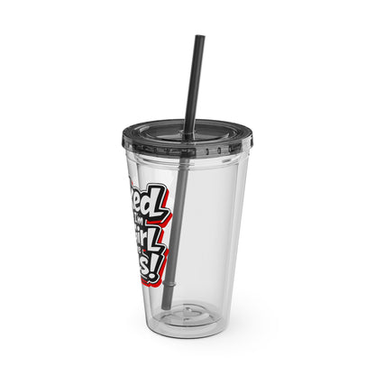 Booked because I'm that girl with the nails Clear Insulated Cup
