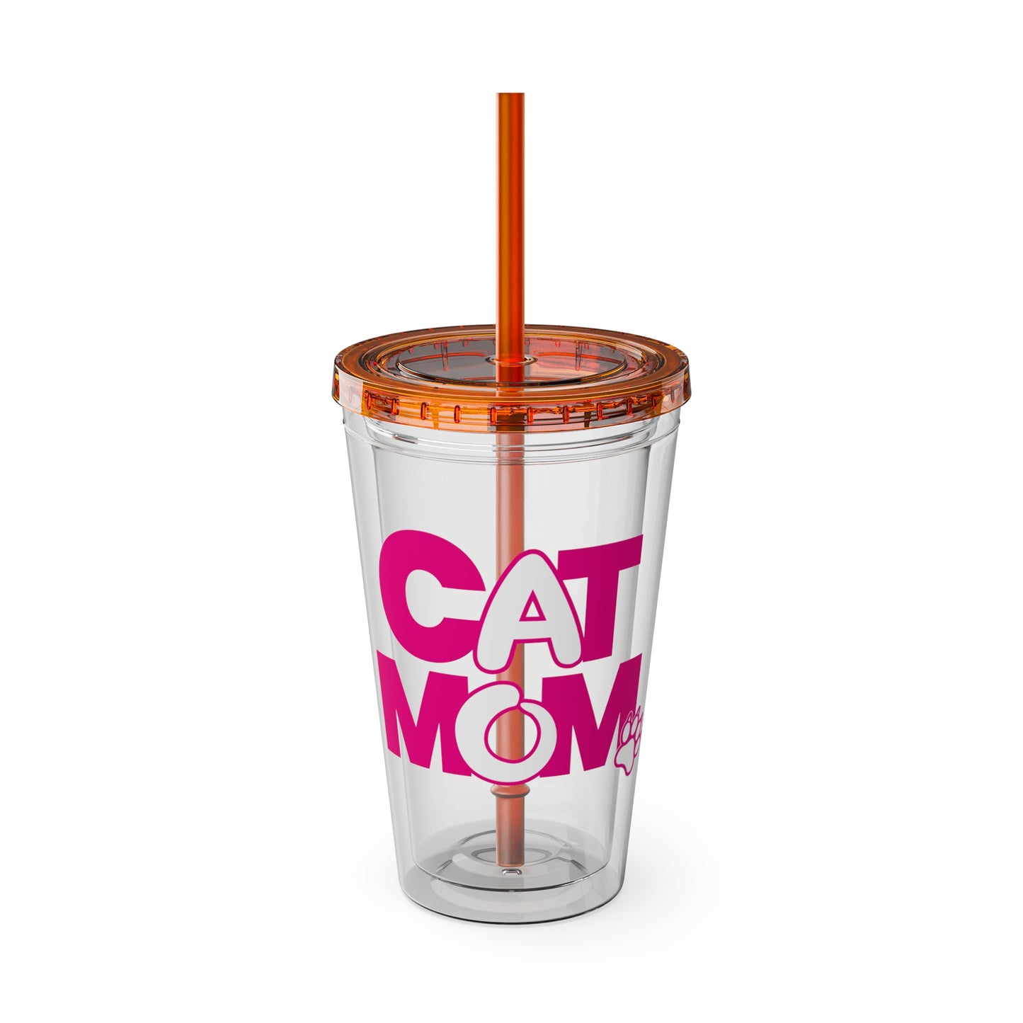 Cat mom pink Insulated Cup