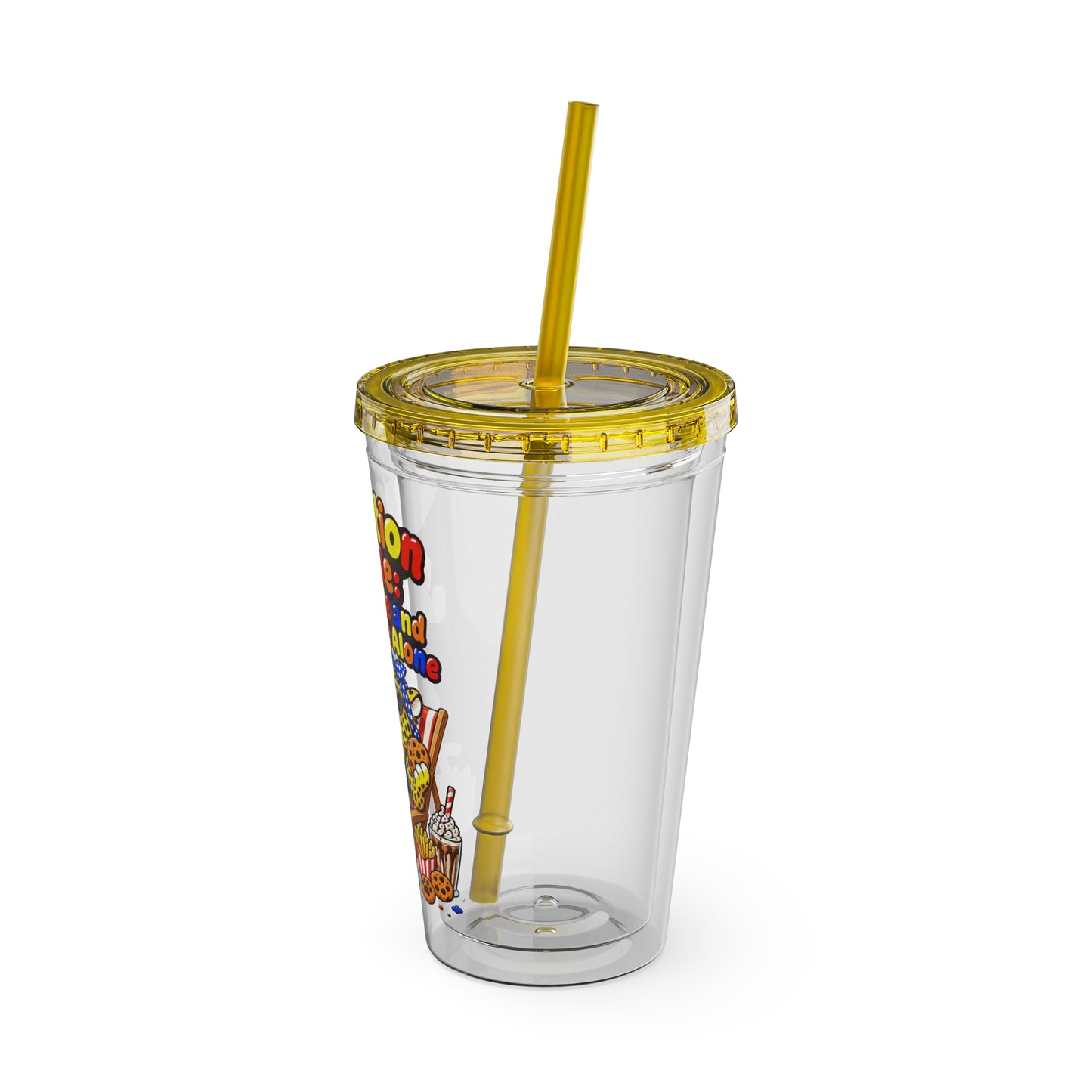 Vacation mode feed me and leave me alone Clear Insulated Cup