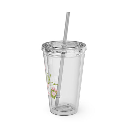 Matcha First Everything Else Later Clear Insulated Cup