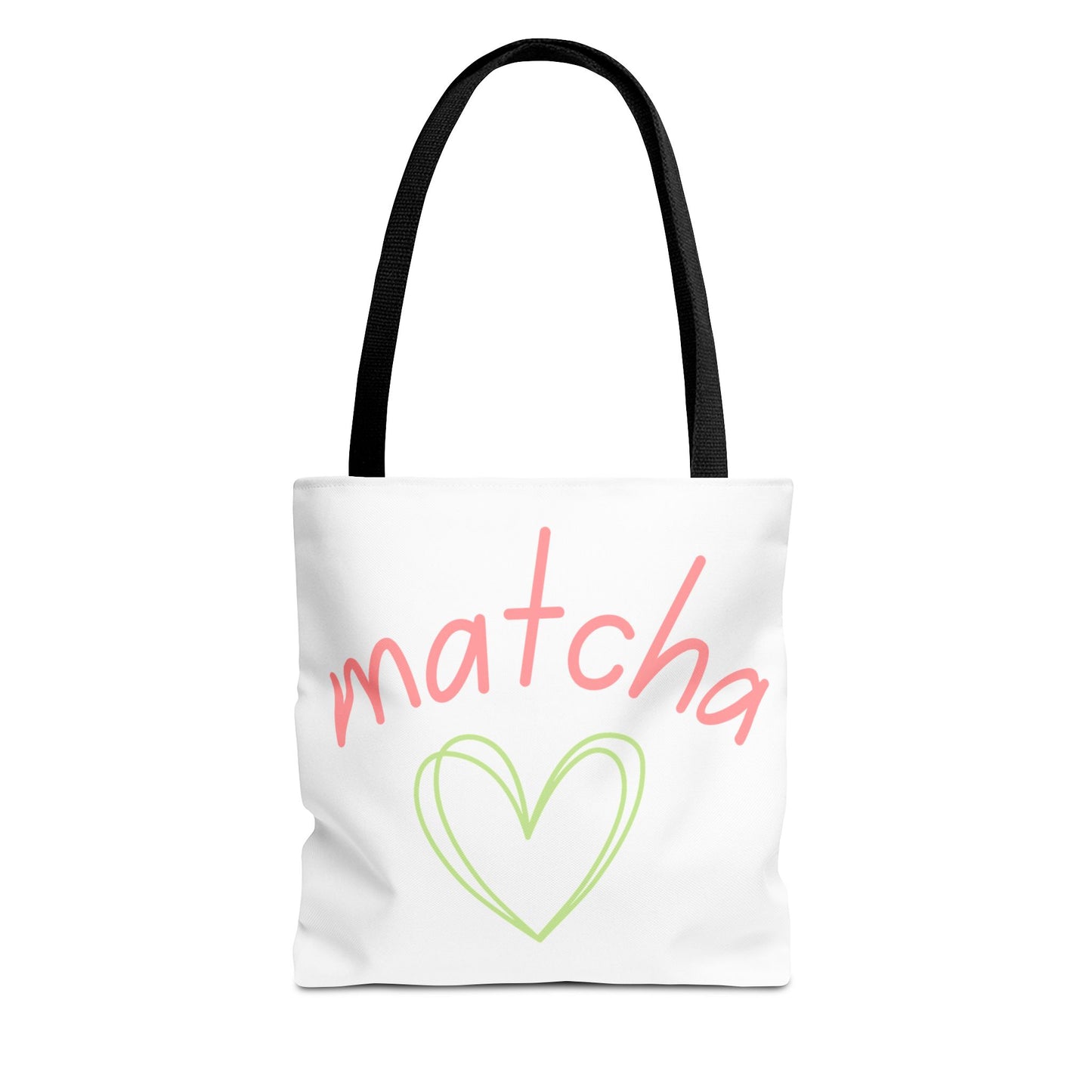 Matcha Heart Tote Bag