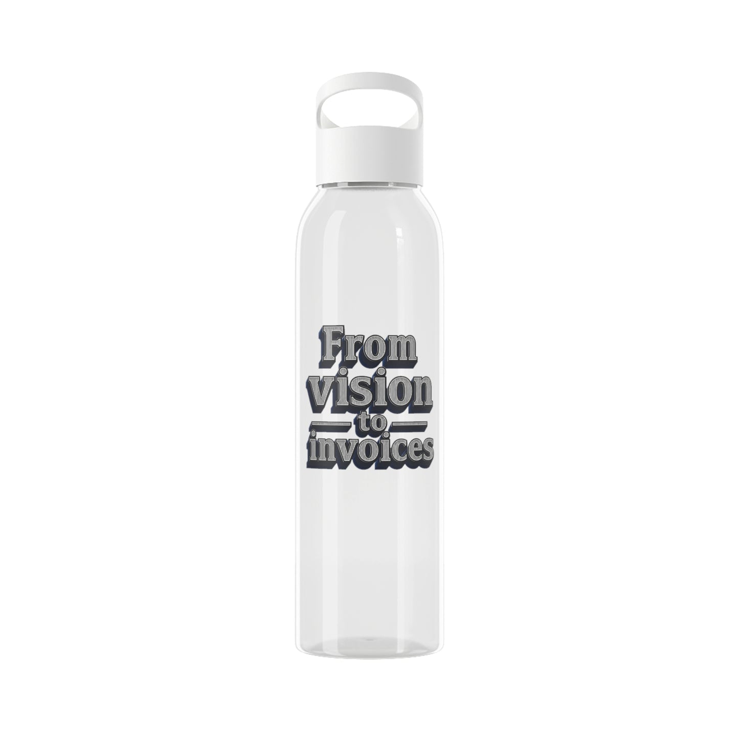 From vision to invoices Water Bottle